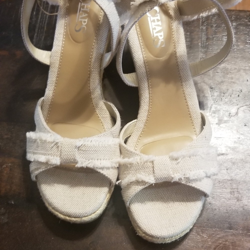 Chaps Wedge Sandals